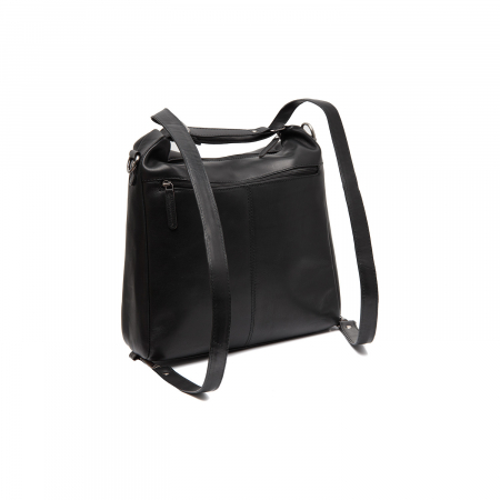 Geanta/rucsac de umar 2 in 1 de dama piele naturala, The Chesterfield Brand, Letizia, Negru [7]