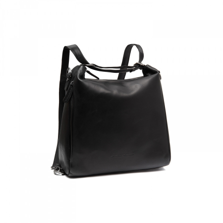 Geanta/rucsac de umar 2 in 1 de dama piele naturala, The Chesterfield Brand, Letizia, Negru [1]