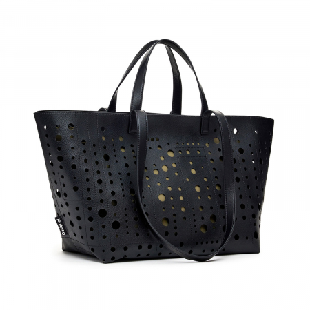 Geanta shopper de dama, Desigual, seria Bloomer Cahuil, Negru [1]