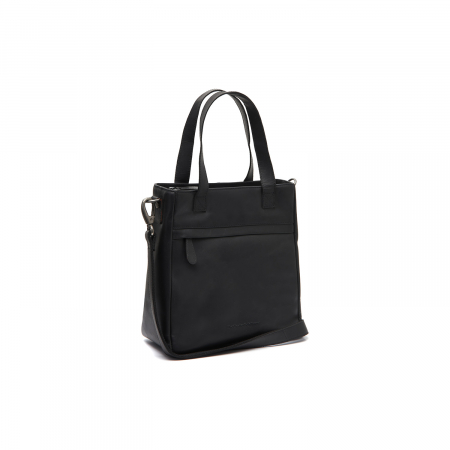 Genti de zi - Geanta de dama din piele naturala, The Chesterfield Brand, Lingfield, Negru