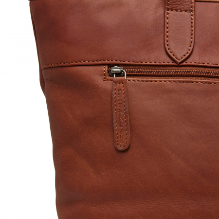 Geanta shopper de dama din piele naturala, The Chesterfield Brand, Monza, Maro coniac [4]