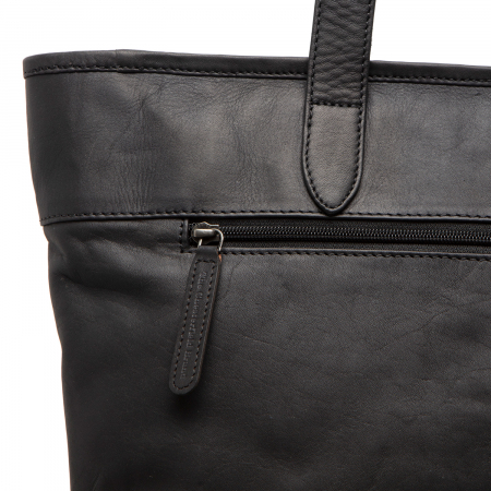 Geanta shopper de dama din piele naturala, The Chesterfield Brand, Monza, Negru [4]