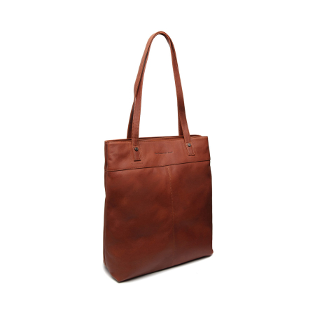 Geanta shopper de dama din piele naturala, The Chesterfield Brand, Solvia, Maro coniac [1]
