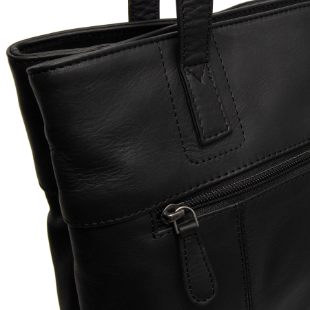 Geanta shopper de dama din piele naturala, The Chesterfield Brand, Solvia, Negru [4]