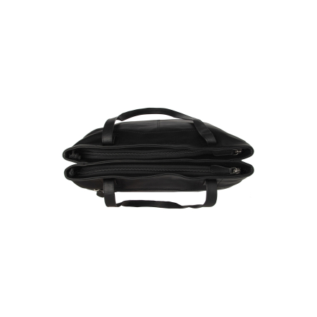 Geanta shopper de dama din piele naturala, The Chesterfield Brand, Solvia, Negru [2]
