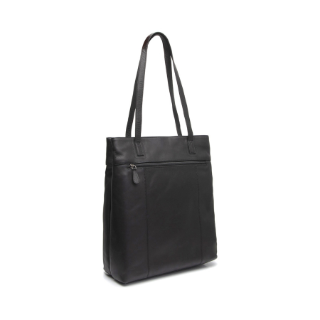 Geanta shopper de dama din piele naturala, The Chesterfield Brand, Solvia, Negru [5]