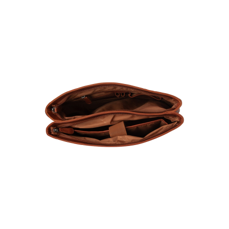 Geanta shopper de dama din piele naturala, The Chesterfield Brand, Solvia, Maro coniac [6]