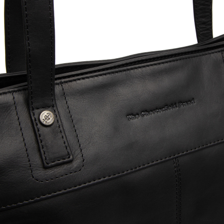 Geanta shopper de dama din piele naturala, The Chesterfield Brand, Solvia, Negru [3]