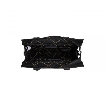 Geanta multifunctionala 3 in 1 shopper /bebe /scutece, The Chesterfield Brand, piele naturala, Elody, Negru [2]