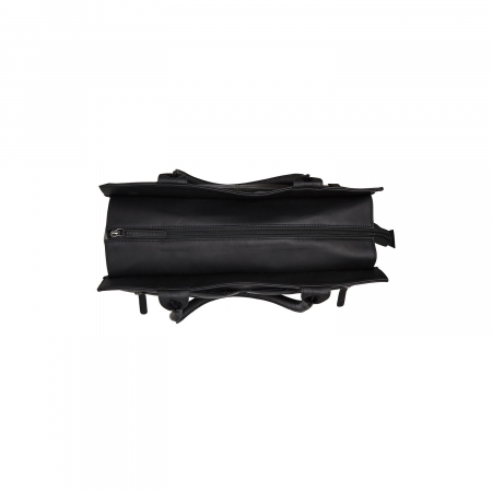 Geanta multifunctionala 3 in 1 shopper /bebe /scutece, The Chesterfield Brand, piele naturala, Elody, Negru [3]