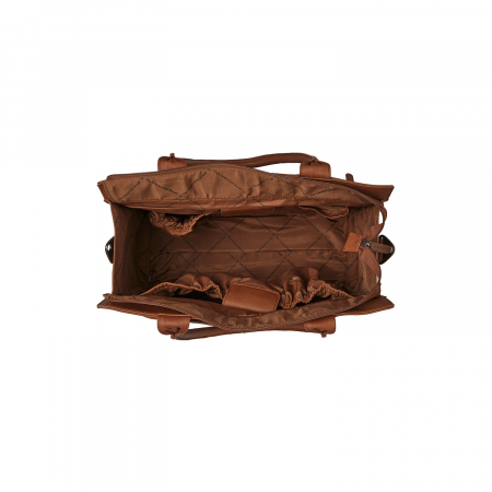 Geanta multifunctionala 3 in 1 shopper /bebe /scutece, The Chesterfield Brand, piele naturala, Elody, Maro coniac [3]