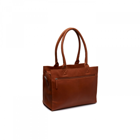 Geanta multifunctionala 3 in 1 shopper /bebe /scutece, The Chesterfield Brand, piele naturala, Elody, Maro coniac [9]