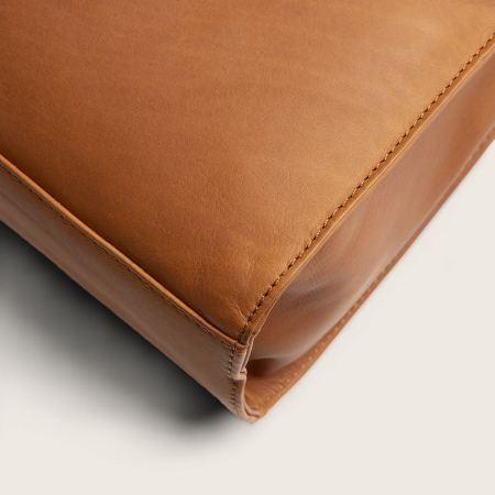 Geanta shopper din piele naturala, The Chesterfield Brand, Ellsworth, Maro coniac [8]