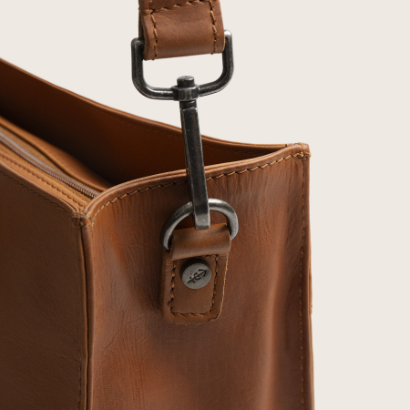 Geanta shopper din piele naturala, The Chesterfield Brand, Ellsworth, Maro coniac [7]