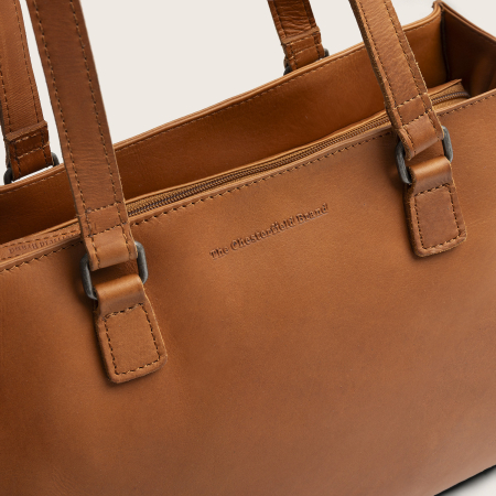 Geanta shopper din piele naturala, The Chesterfield Brand, Ellsworth, Maro coniac [4]