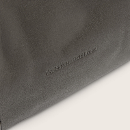 Geanta shopper din piele naturala, The Chesterfield Brand, Nerissa, Gri inchis [6]