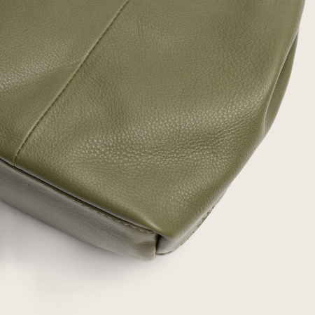 Geanta shopper din piele naturala, The Chesterfield Brand, Nerissa, Verde olive [8]