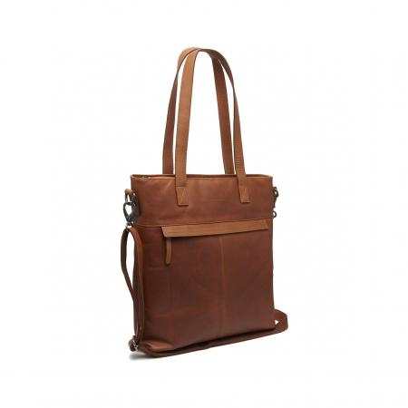 Geanta shopper, din piele naturala, The Chesterfield Brand, Nunavik, Maro coniac [1]
