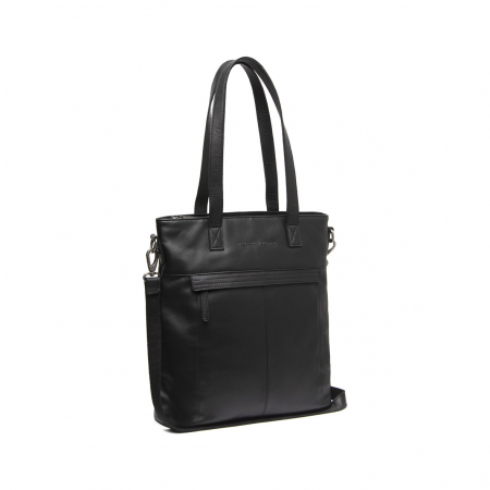 Genti de zi - Geanta shopper, din piele naturala, The Chesterfield Brand, Nunavik, Negru