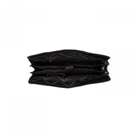 Geanta shopper mare, din piele naturala, The Chesterfield Brand, Fidenza, Negru [2]