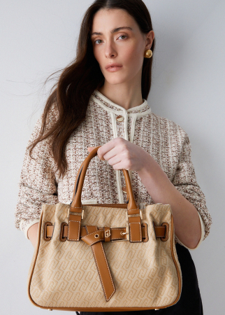 Posete - Geanta dama Liu Jo, AA6032 Model Corallo, Bej natural