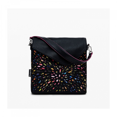 Geanta si rucsac de dama, Desigual, seria Blackwell Jersey, Negru [4]