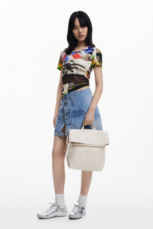 Rucsac de dama, Desigual, seria Etherea Lovington, Ocru [1]