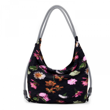 Geanta si rucsac de dama, Desigual, seria Orelia Print Almada, Negru [3]
