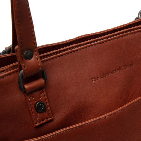 Geanta si rucsac de dama, din piele naturala, The Chesterfield Brand, Raynor, de mana si umar, Maro coniac [4]