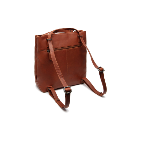 Geanta si rucsac de dama, din piele naturala, The Chesterfield Brand, Raynor, de mana si umar, Maro coniac [9]