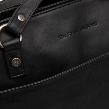 Geanta si rucsac de dama, din piele naturala, The Chesterfield Brand, Raynor, de mana si umar, Negru [1]