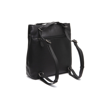 Geanta si rucsac de dama, din piele naturala, The Chesterfield Brand, Raynor, de mana si umar, Negru [6]