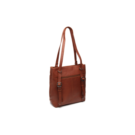 Geanta si rucsac de dama, din piele naturala, The Chesterfield Brand, Raynor, de mana si umar, Maro coniac [8]