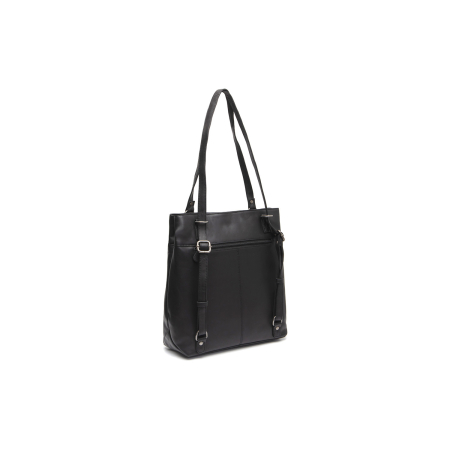 Geanta si rucsac de dama, din piele naturala, The Chesterfield Brand, Raynor, de mana si umar, Negru [5]