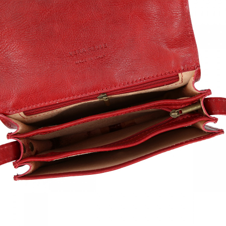 Geanta tip tolba din piele vachetta, model S5510, Bordo [3]