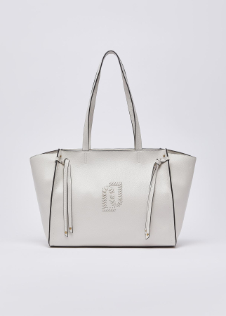 Posete - Geanta Tote dama, Liu Jo, AA6080 Model Lapislazzu, Crem