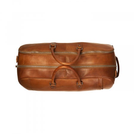 Geanta / troler unisex din piele naturala, The Chesterfield Brand, Jayven, Maro coniac [6]
