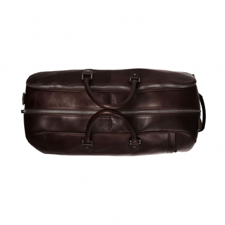 Geanta / troler unisex din piele naturala, The Chesterfield Brand, Jayven, Maro inchis [4]