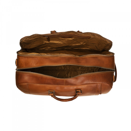 Geanta / troler unisex din piele naturala, The Chesterfield Brand, Jayven, Maro coniac [3]