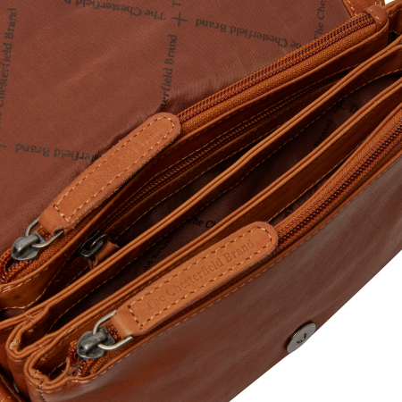 Geanta umar de dama, piele naturala, The Chesterfield Brand, Redmond, Maro coniac [2]