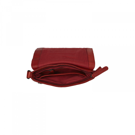 Geanta de umar unisex din piele naturala, The Chesterfield Brand, Duncan, Rosu [1]