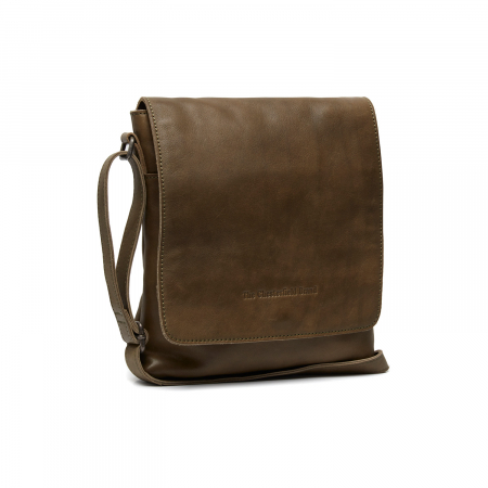 Genti de zi - Geanta unisex din piele naturala, The Chesterfield Brand, Duncan, Verde olive