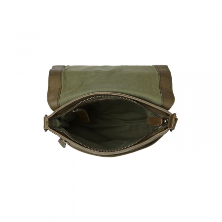 Geanta unisex din piele naturala, The Chesterfield Brand, Duncan, Verde olive [1]