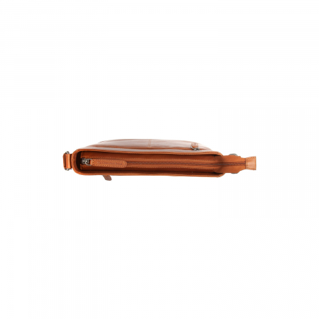 Geanta unisex din piele naturala, The Chesterfield Brand, Kreta, Maro coniac [3]