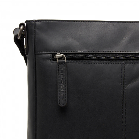 Geanta unisex din piele naturala, The Chesterfield Brand, Kreta, Negru [3]