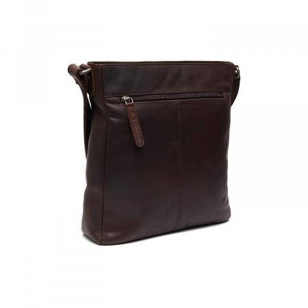 Geanta unisex din piele naturala, The Chesterfield Brand, Kreta, Maro inchis [5]