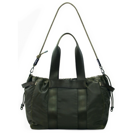 Geanta versatila, de voiaj / cumparaturi, de mana si umar, Desigual, City Roamer, Verde Army [5]