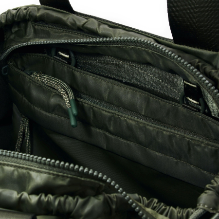 Geanta versatila, de voiaj / cumparaturi, de mana si umar, Desigual, City Roamer, Verde Army [2]