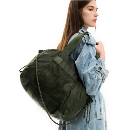 Dama - Geanta versatila, de voiaj / cumparaturi, de mana si umar, Desigual, City Roamer, Verde Army