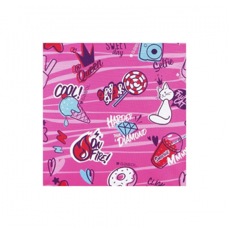 Ghiozdan scolar, Gabol, model Sticker, 6 -12 ani, Roz/Mov [4]